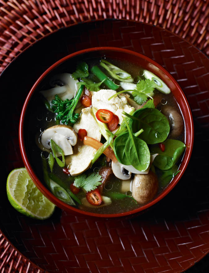 Hot and sour Thai chicken soup | Sainsbury's Magazine